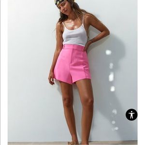 ZARA high waisted shorts hot pink size M | prices negotiable